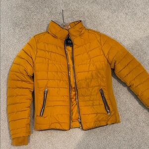 Ymi Women's Mustard Puffer Jacket
